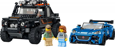 Jaguar Project 7 en Land Rover Defender