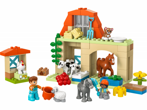 Dieren verzorgen op de boerderij