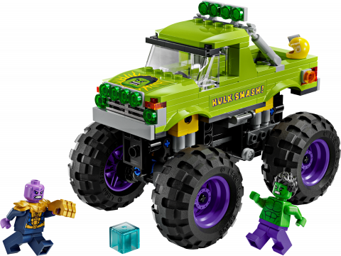 De Hulk truck vs. Thanos
