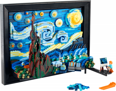 LEGO Vincent van Gogh - De sterrennacht - 21333 - Brickyes