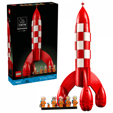 LEGO Ideas 21367 Tintin moon rocket nu als pre-order beschikbaar