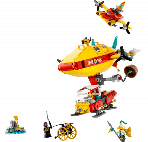 Monkie Kids wolkenluchtschip