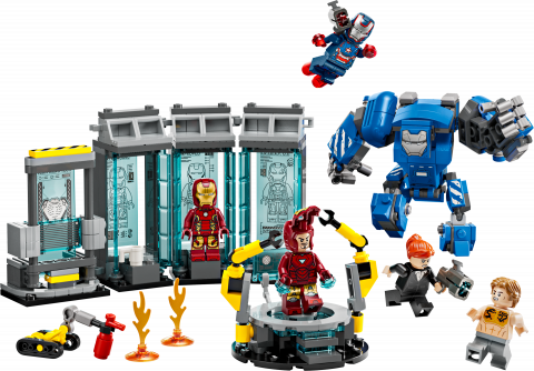 Iron Mans laboratorium: harnasruimte