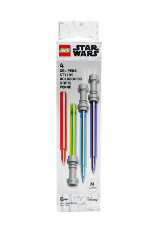 Lichtzwaard-gelpennen - set van 4