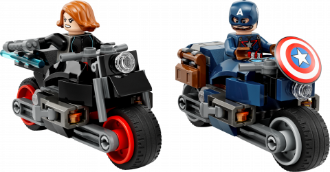 Black Widow & Captain America motoren