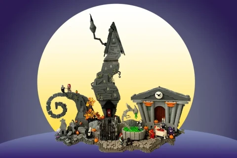 UPDATE!LEGO Ideas 21351 The nightmare before christmas komt op 1 september 2024 en eerste kijk op Jack Skellington