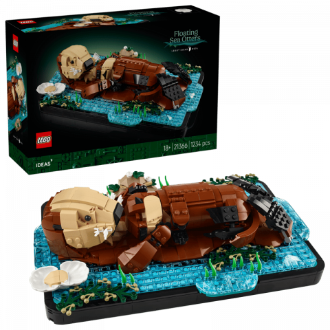 UPDATE!LEGO Ideas 21366 Floating Sea Otters nu als pre-order beschikbaar!
