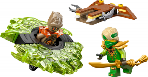 Lloyd vs. aardemonster in spinner